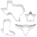 R&M International Texas State 4 Piece Cookie Cutter Set