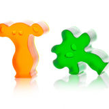 Vacu Vin Party People Silicone Ice Cube Tray Blue