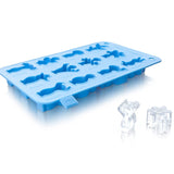 Vacu Vin Party People Silicone Ice Cube Tray Blue
