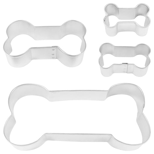 R&M International Dog Bone 4 Piece Cookie Cutter Set