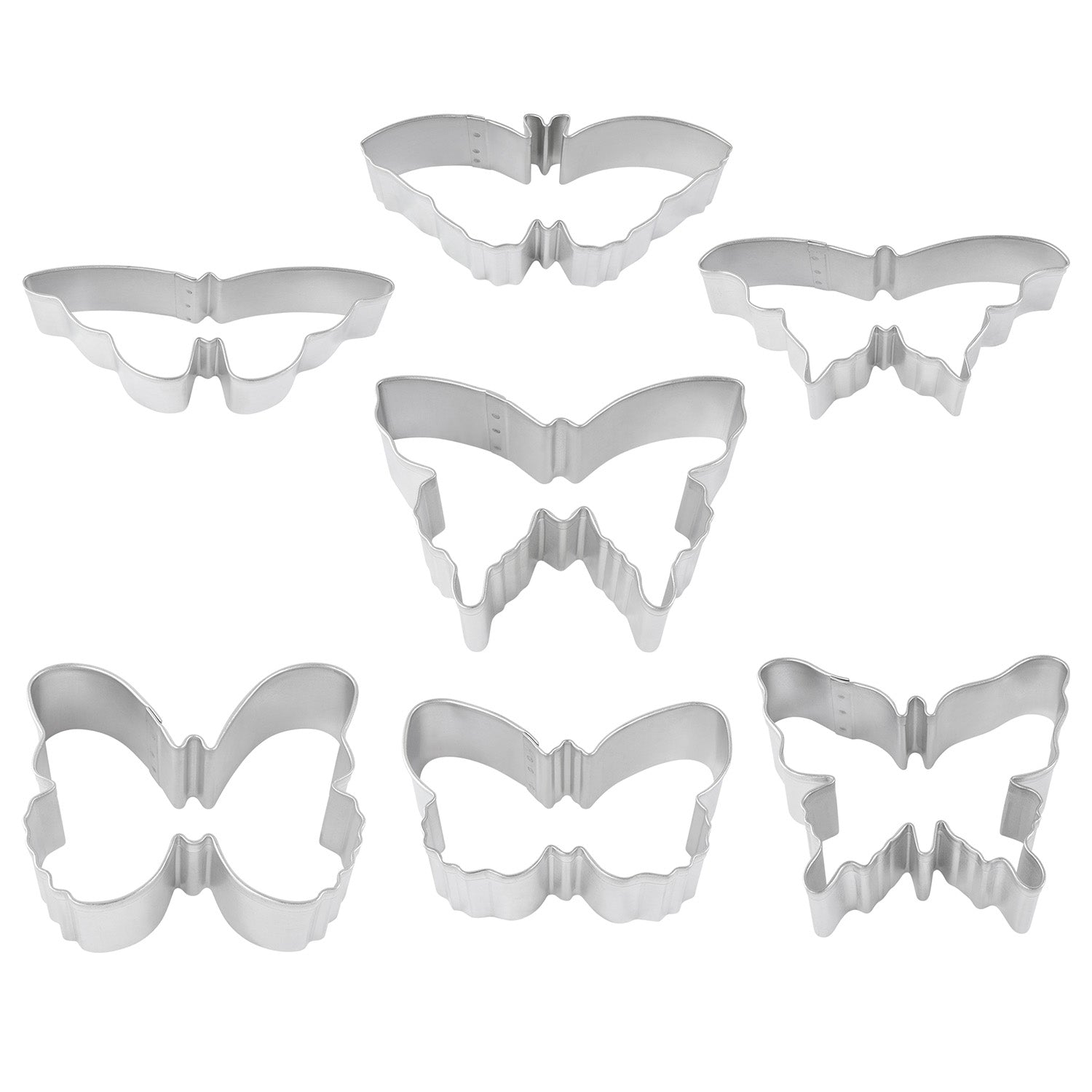 R&M International Butterfly 7 Piece Cookie Cutter Set