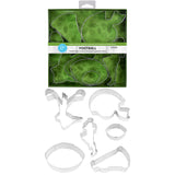 R&M International Football 6 Piece Cookie Cutter Set