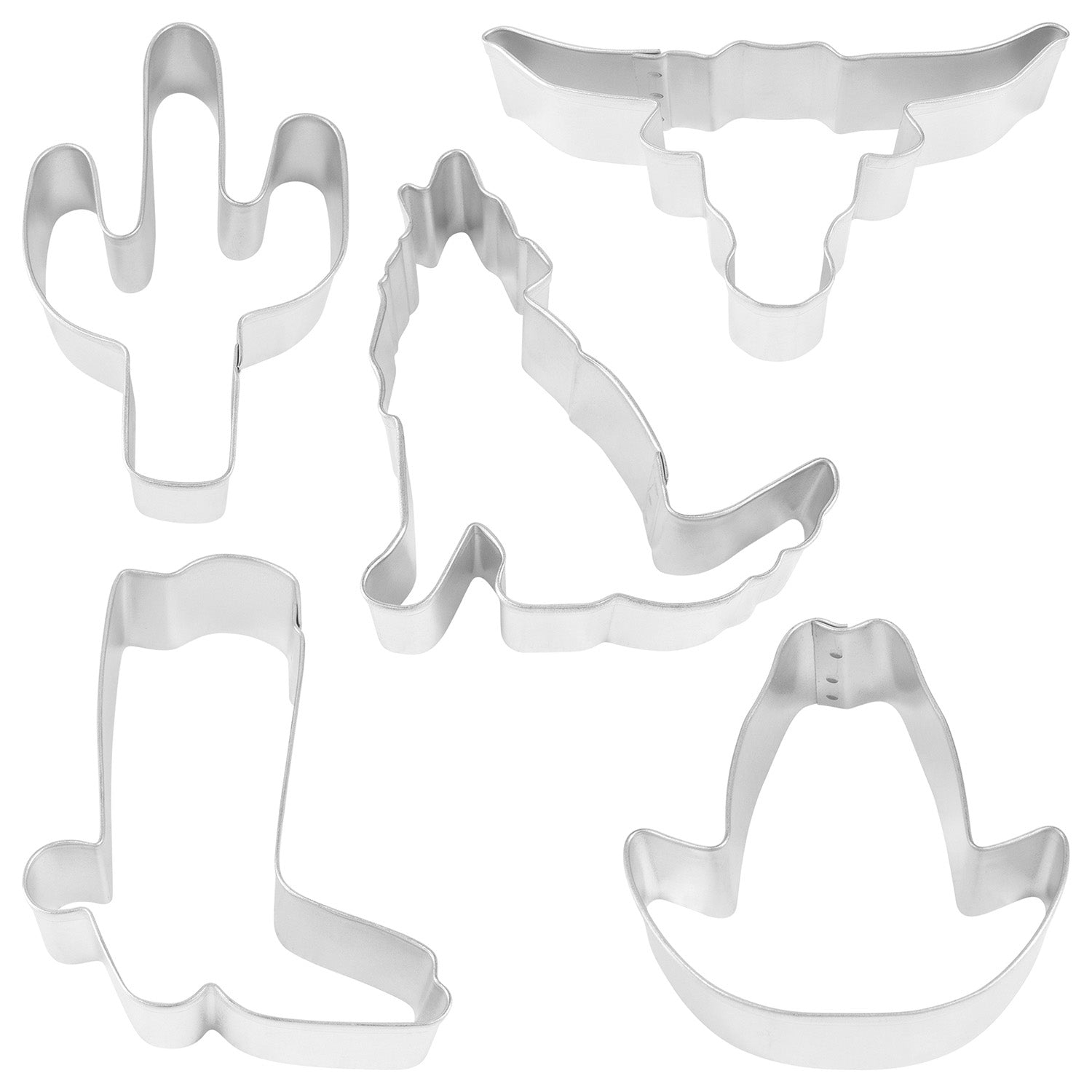 R&M International Southwest Theme 5 Piece Cookie Cutter Set