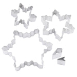 R&M International 5 Piece Snowflake Cookie Cutter Set with Storage Tin