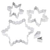 R&M International 5 Piece Snowflake Cookie Cutter Set with Storage Tin