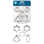 R&M International 5 Piece Mini Snowfall Cookie Cutter Set