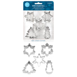 R&M International 5 Piece Mini Snowfall Cookie Cutter Set