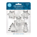 R&M International 5 Piece Mini Snowfall Cookie Cutter Set