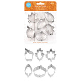 R&M International 6 Piece Mini Leaf Cookie Cutter Set