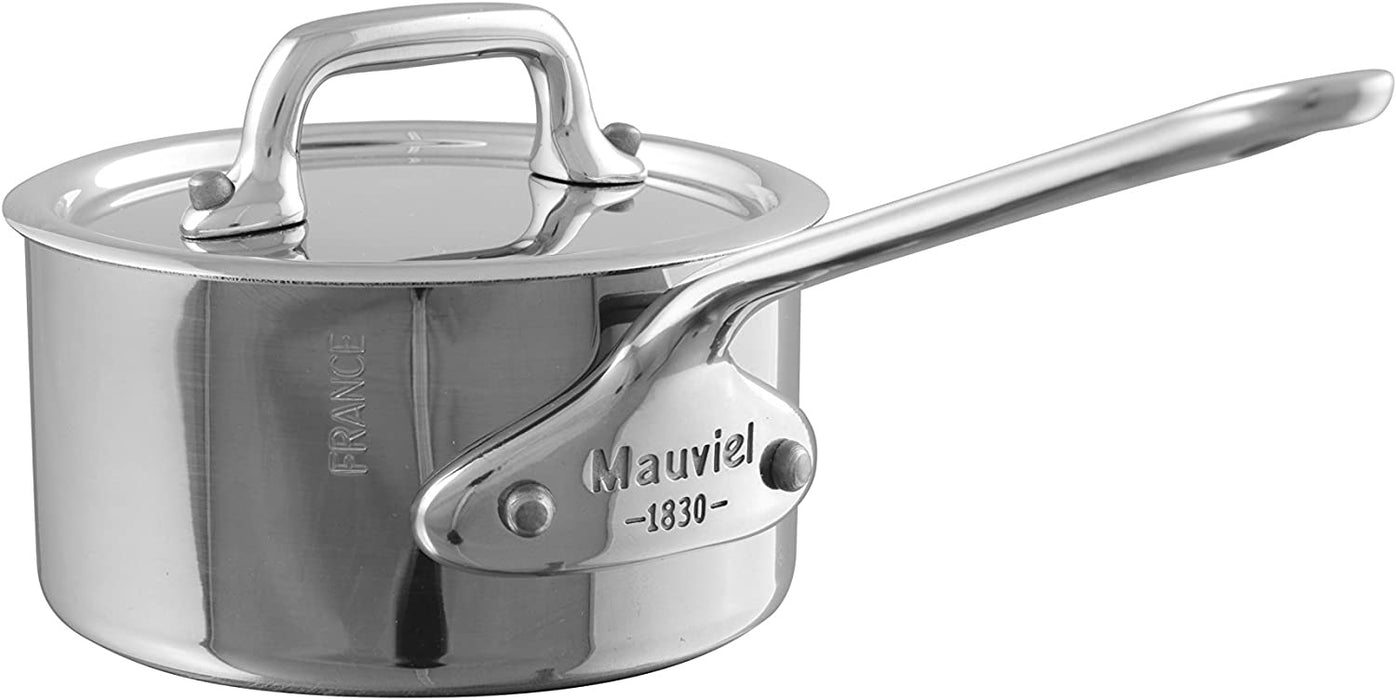 Mauviel M'Minis Saucepan With Lid, 3.5 Inch