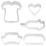 R&M International 5 Piece Nurse Shapes Cookie Cutter Set
