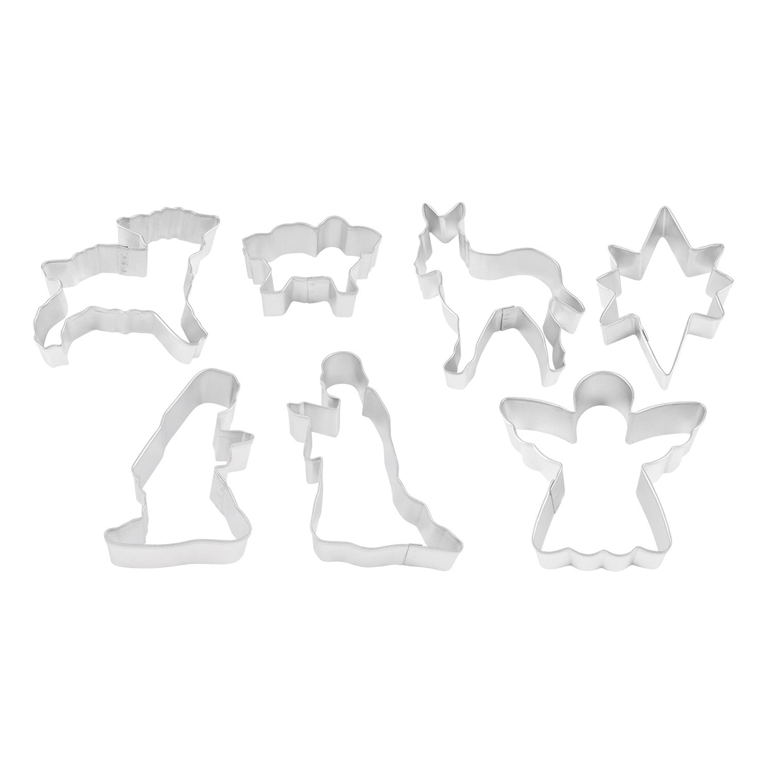 R&M International 7 Piece Nativity Scene Cookie Cutter Set
