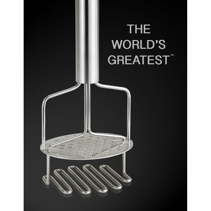 The Worlds Greatest Dual-Action Potato Masher and Ricer, 18/8 Stainless Steel