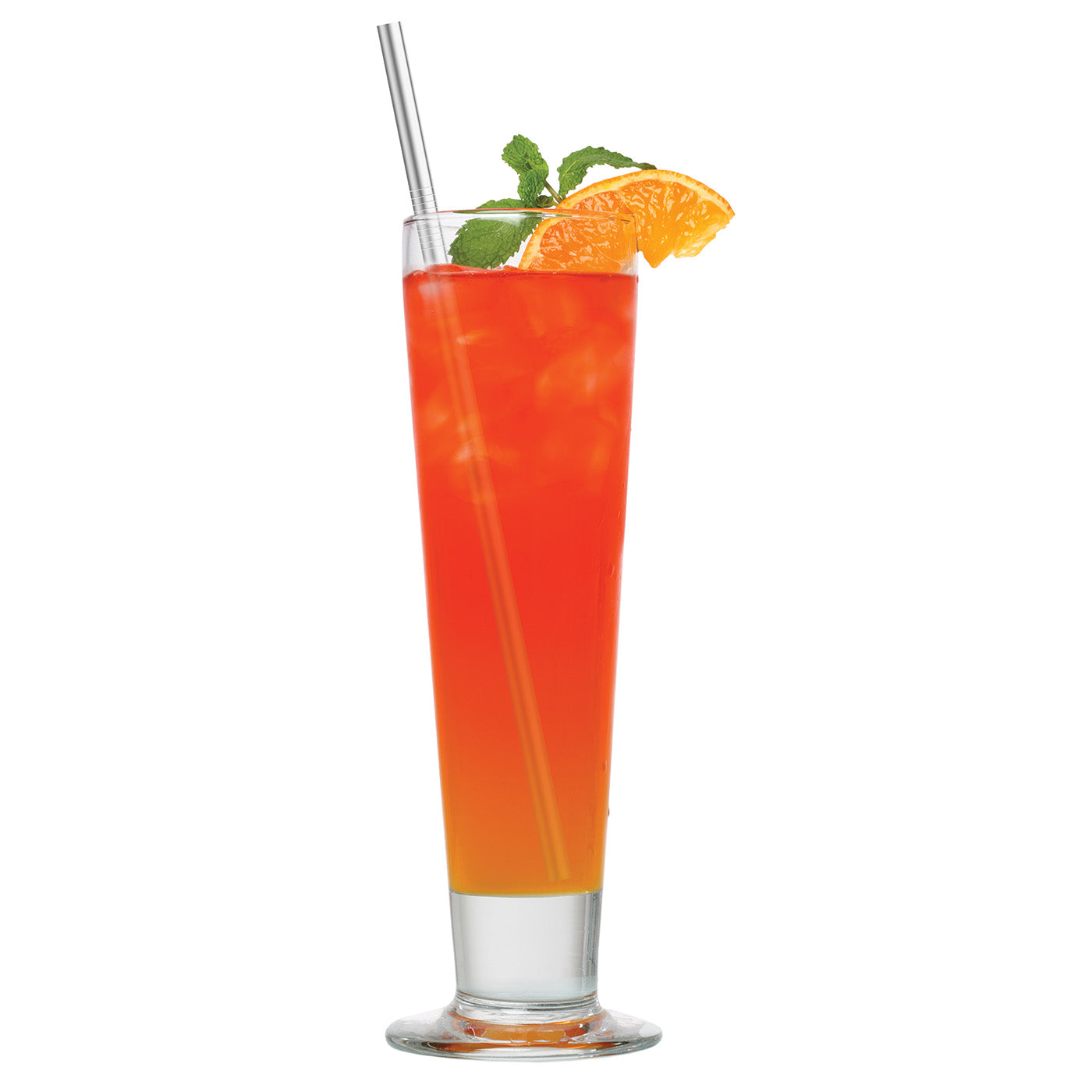 HIC Reusable Tumbler Stainless Steel Drinking Straws, Set of 2