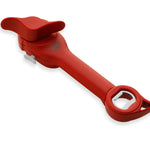 Kuhn Rikon Auto Safety Master Opener for Cans, Bottles and Jars, Red