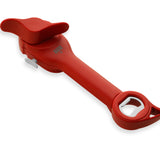 Kuhn Rikon Auto Safety Master Opener for Cans, Bottles and Jars, Red