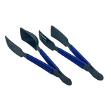 Kuhn Rikon Tong Tools 4 Piece Set, Blue