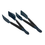 Kuhn Rikon Tong Tools 4 Piece Set, Black