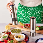 Peugeot Elis Sense U-Select Salt Mill 8-inch, Stainless/Acrylic