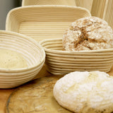 Frieling Round Proofing Basket, Brotform Bread Rising and Serving Basket, 7 Inch