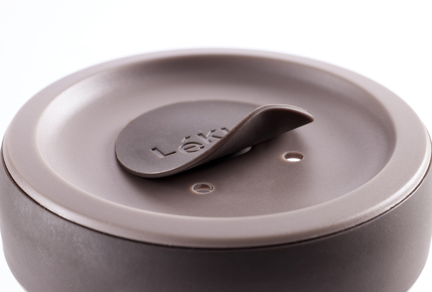 Lekue Sourdough Starter Set with 2 Jars and Silicone Spatula, Brown