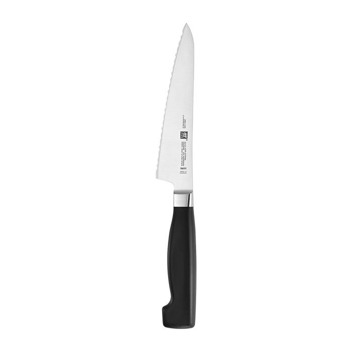 Zwilling J.A. Henckels Four Star 5.5-inch Serrated Prep Knife
