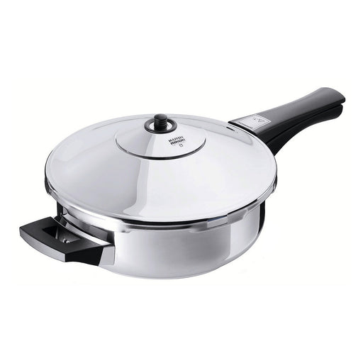 Kuhn Rikon Duromatic Stainless Steel Frying Pan Pressure Cooker, 2.5 Qt