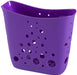 Hutzler Sponge Station In Sink Sponge Caddy w/Drain Holes, Purple