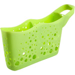 Hutzler Sponge Station Duo In Sink Sponge Caddy w/Drain Holes, Green