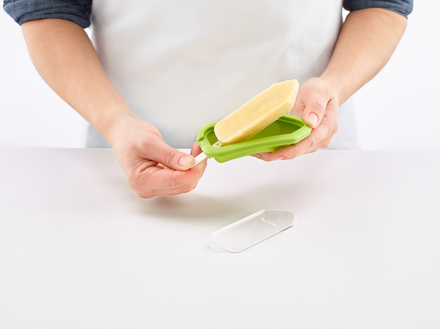 Lekue Iconic Shapes Ice Cream Pop Mold, Set of 4, Multicolor