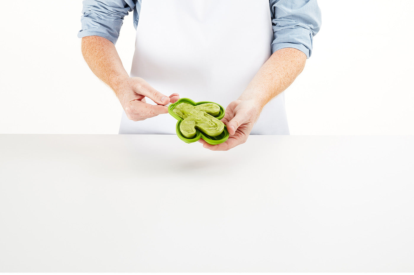 Lekue Cactus Pop Mold, Set of 4, Green