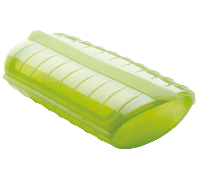 Lekue 3-4 Person Steam Case With Draining Tray, Green