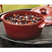 Emile Henry Flame Round Stewpot Dutch Oven, 2.6 Quart, Red