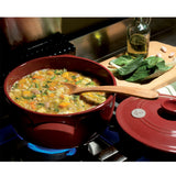 Emile Henry Flame Round Stewpot Dutch Oven, 5.5 Quart