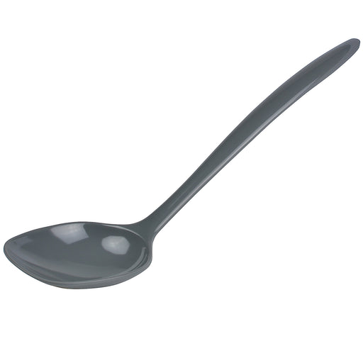 Gourmac 12-Inch Round Melamine Spoon, Gray