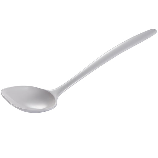Gourmac 12-Inch Round Melamine Spoon, White