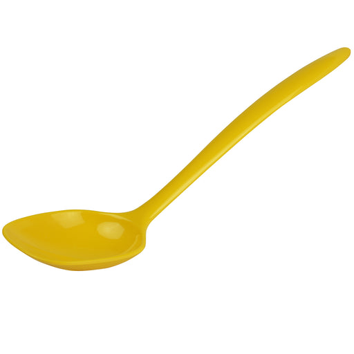 Gourmac 12-Inch Round Melamine Spoon, Yellow