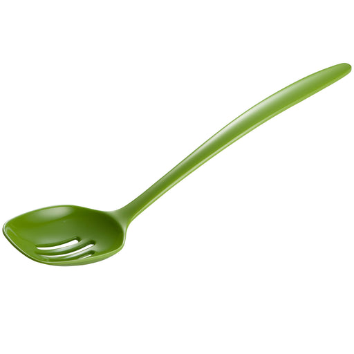 Gourmac 12-Inch Melamine Slotted Spoon, Green