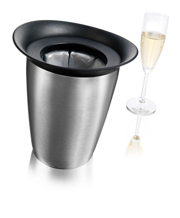 Vacu Vin Rapid Ice Champagne Cooler, Stainless Steel