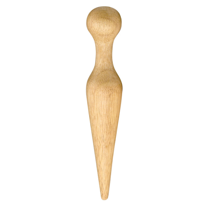 HIC Cone Shaped Wooden Pestle For Chinois, 8 Inch