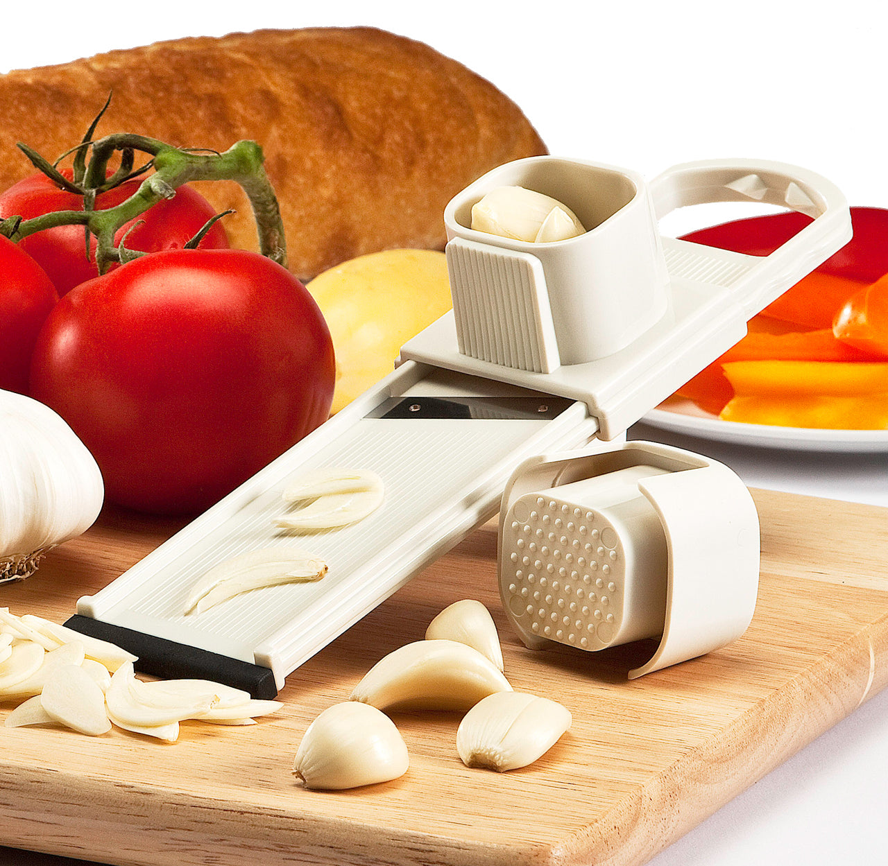 Hutzler Garlic Slicer / Shredder, Assorted Colors