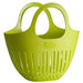 Hutzler Mini Garden Colander Garden Basket, Chartreuse Green