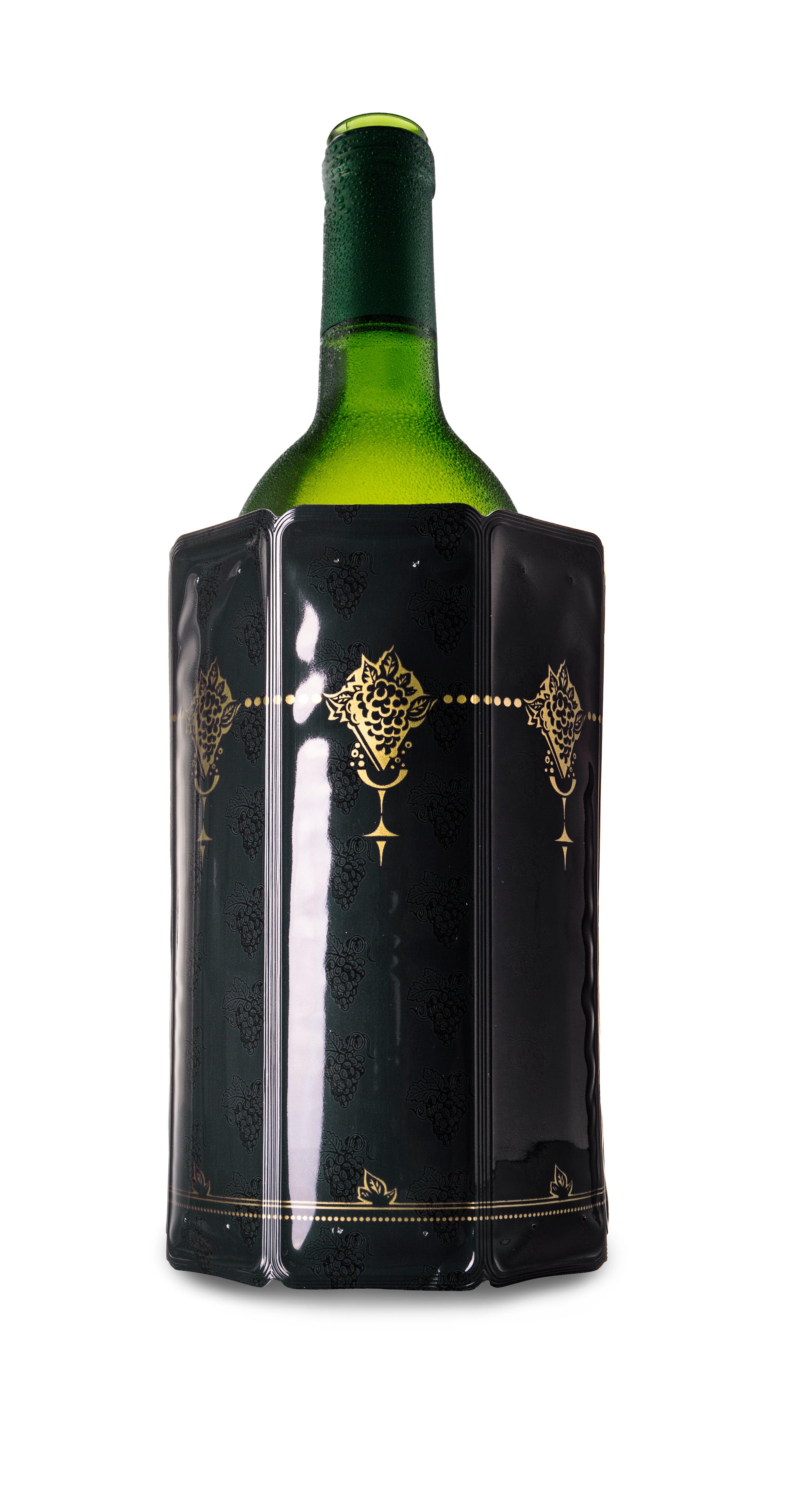 Vacu Vin Rapid Ice Active Cooler Wine Bottle Chilling Sleeve, Standard Classic