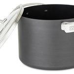 Viking Hard Anodized Nonstick 8 Qt Stock Pot with Lid, Black
