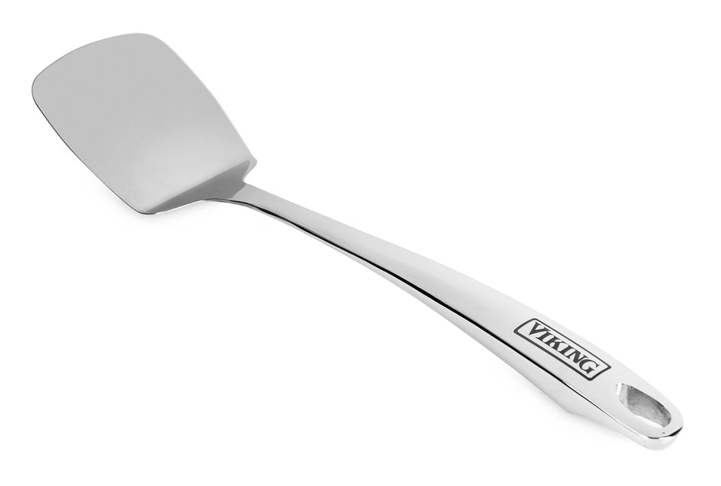 Viking Hollow Forged Solid Spatula with Stay Cool Handle, Stainless