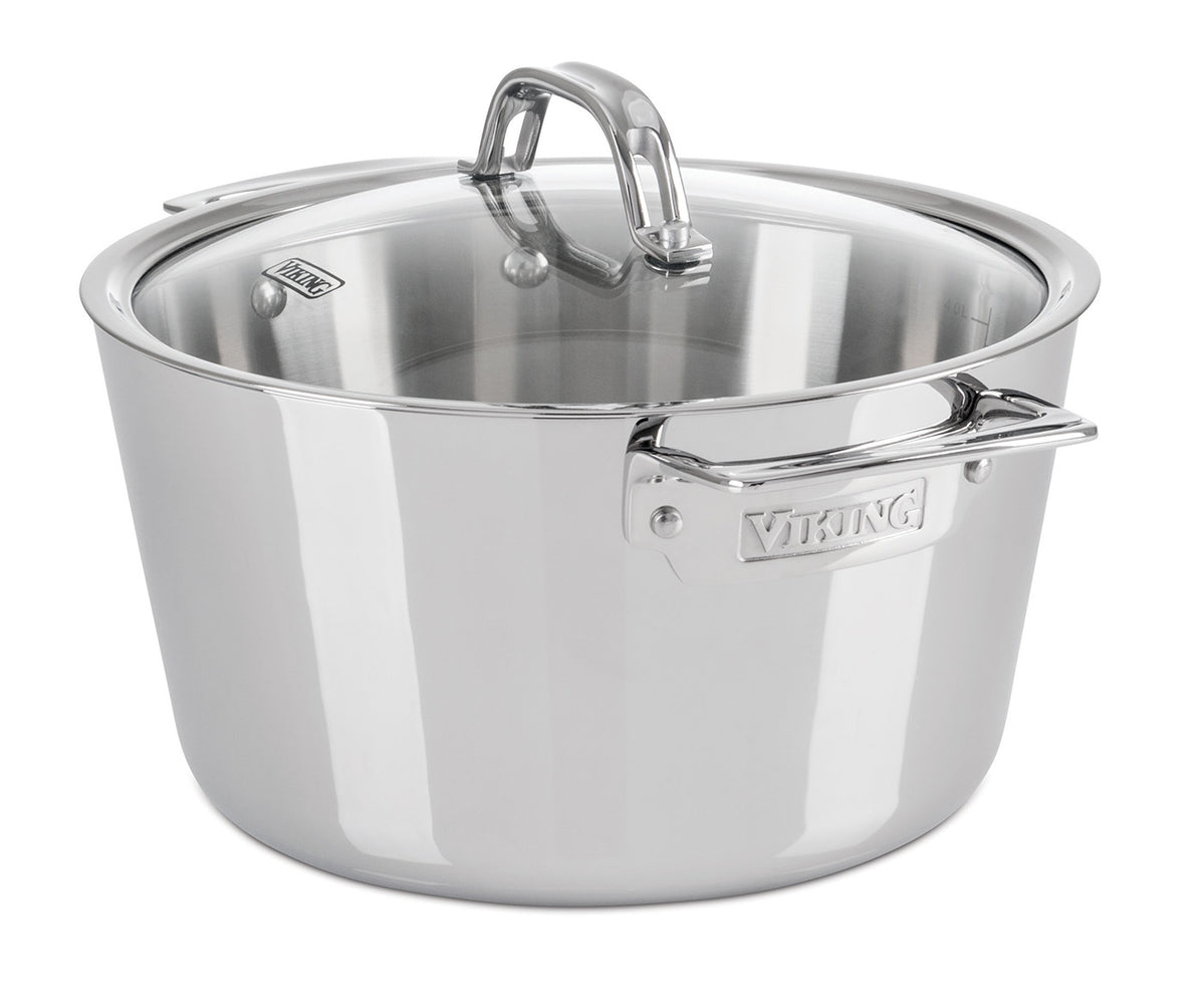 Viking Contemporary 3 Ply 4.8 Quart Saute Pan with Lid