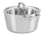 Viking Contemporary 3-Ply Stainless Steel 5.2 Qt. Dutch Oven with Lid