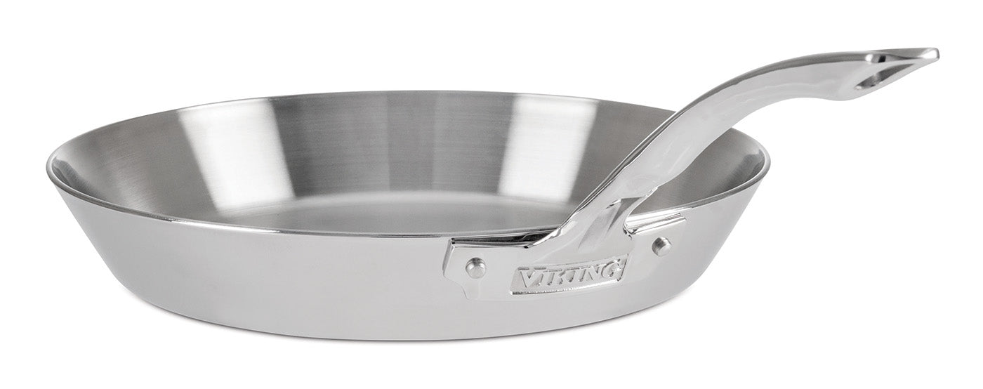 Viking Contemporary 3-Ply Stainless Steel 12-Inch Fry Pan