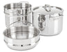 Viking 3-Ply Pasta Pot Multicooker With Steamer, Stainless Steel
