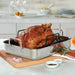 Viking 3-Ply Roasting Pan, 13-Inch x 16-Inch w/ Carving Set, Stainless